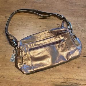 Bronze / Copper Giani Bernini Leather bag